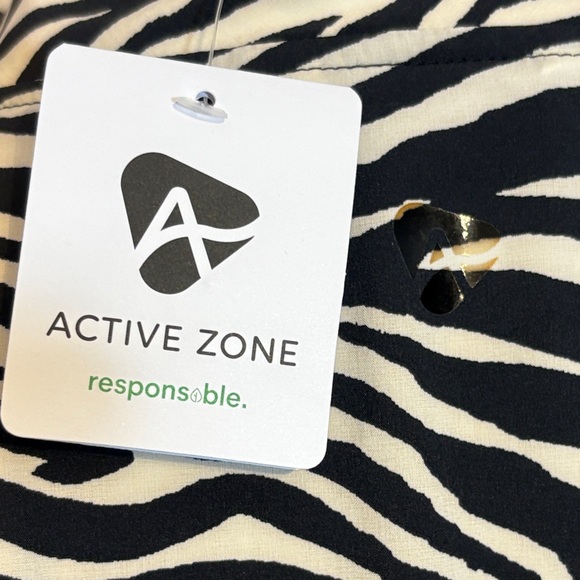 Active Zone Zebra Pattern Bomber Jacket NWT Size 3X - Picture 2 of 9